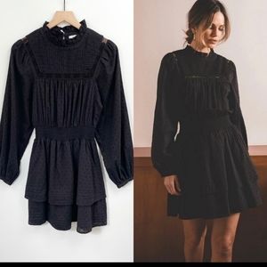 Cleobella Berit Mini Dress Small Black